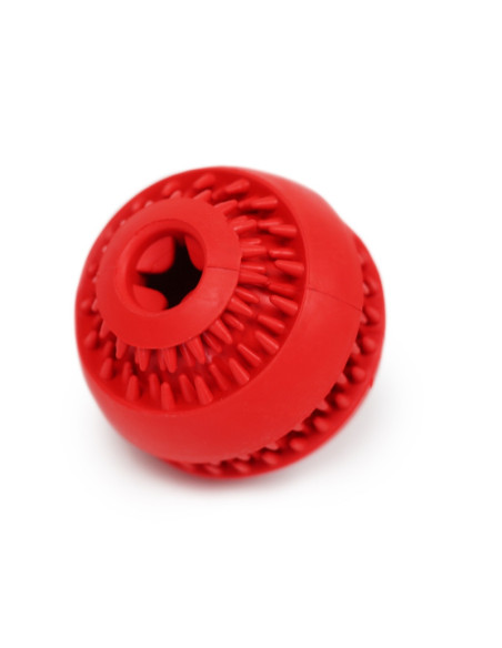 BRNX PELOTA DISPENSADORA DE PREMIOS GOMA ROJA 8CM