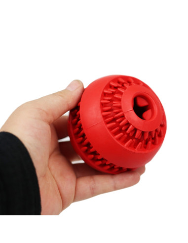 BRNX PELOTA DISPENSADORA DE PREMIOS GOMA ROJA 8CM