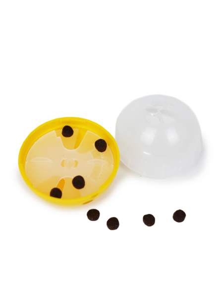 HEY! PELOTA DISPENSADORA DE PREMIOS GATO 8,5CM