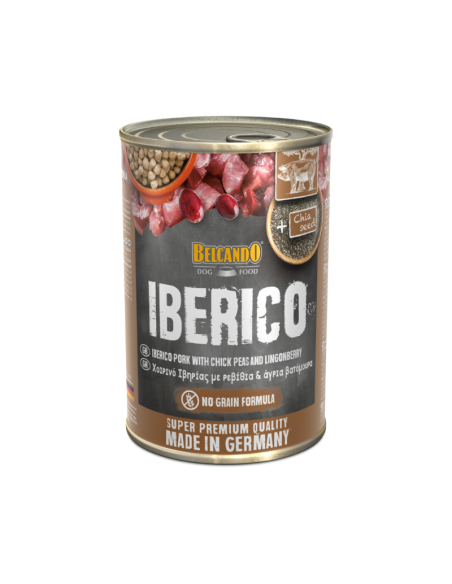 BELCANDO LATAS IBERICO GARBANZOS Y ARANDANOS 400 GR x 6 UNID