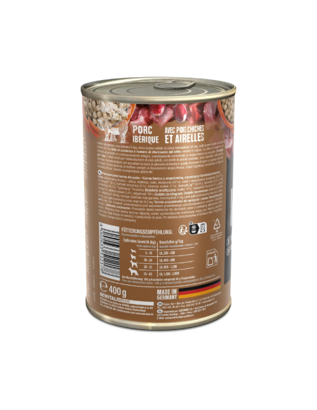 BELCANDO LATAS IBERICO GARBANZOS Y ARANDANOS 400 GR x 6 UNID