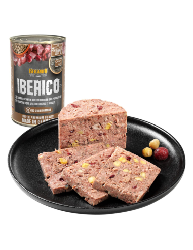 BELCANDO LATAS IBERICO GARBANZOS Y ARANDANOS 400 GR x 6 UNID