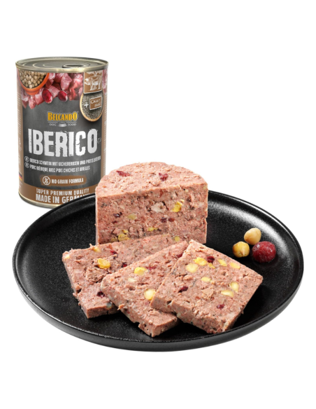 BELCANDO LATAS IBERICO GARBANZOS Y ARANDANOS 400 GR x 6 UNID