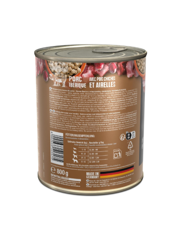 BELCANDO LATAS IBERICO GARBANZOS Y ARANDANOS 800 GR x 6 UNID