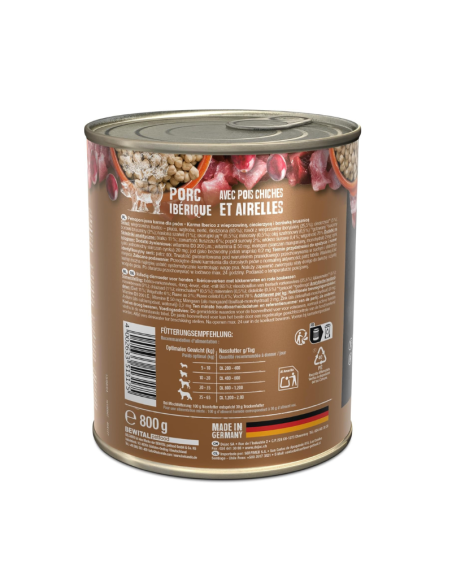 BELCANDO LATAS IBERICO GARBANZOS Y ARANDANOS 800 GR x 6 UNID