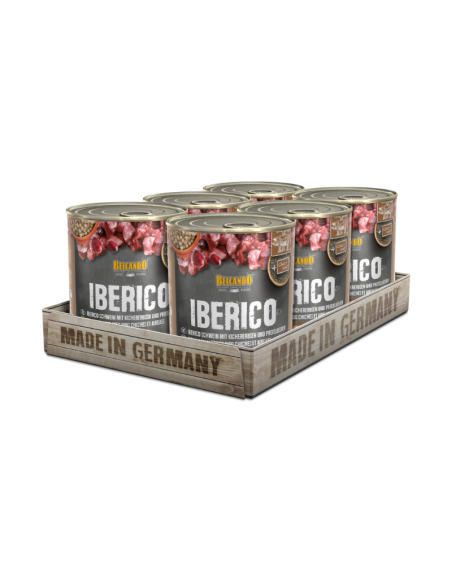 BELCANDO LATAS IBERICO GARBANZOS Y ARANDANOS 800 GR x 6 UNID