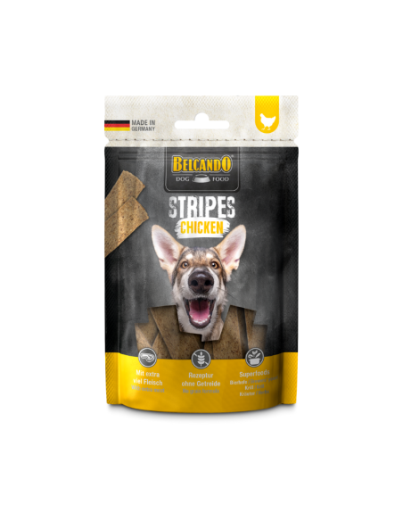 BELCANDO SNACKS STRIPES POLLO 70 GR