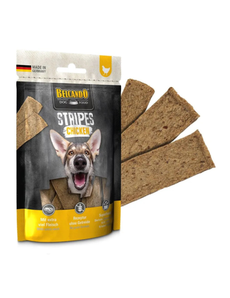 BELCANDO SNACKS STRIPES POLLO 70 GR