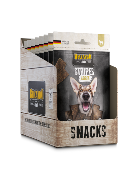 BELCANDO SNACKS STRIPES CABALLO 70 GR