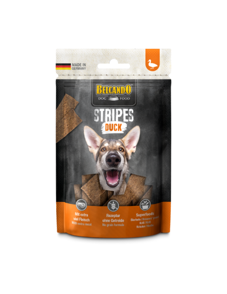 BELCANDO SNACKS STRIPES PATO 70 GR