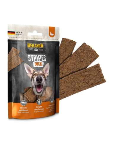 BELCANDO SNACKS STRIPES PATO 70 GR