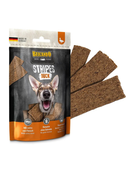BELCANDO SNACKS STRIPES PATO 70 GR