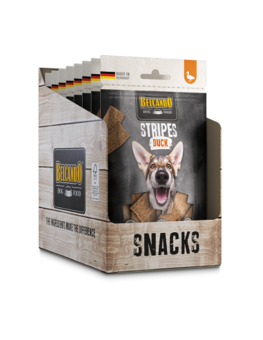 BELCANDO SNACKS STRIPES PATO 70 GR