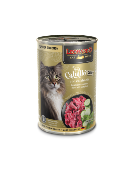LEONARDO LATAS CABALLO CALABACIN 400 GR X 6 UNID