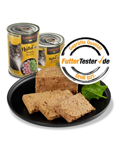LEONARDO LATAS POLLO ESPINACA 400 GR X 6 UNID