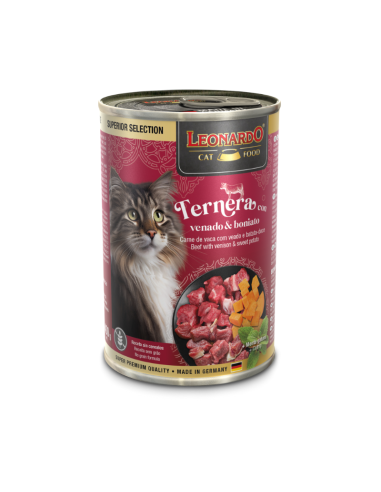 LEONARDO LATAS TERNERA VENADO CAMOTE 400 GR X 6 UNID