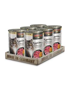 LEONARDO LATAS CORDERO AVE CALABAZA 400 GR X 6 UNID