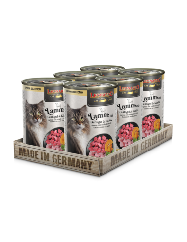 LEONARDO LATAS CORDERO AVE CALABAZA 400 GR X 6 UNID