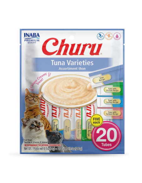 CHURU GATO VARIEDADES ATÚN 20 UNID