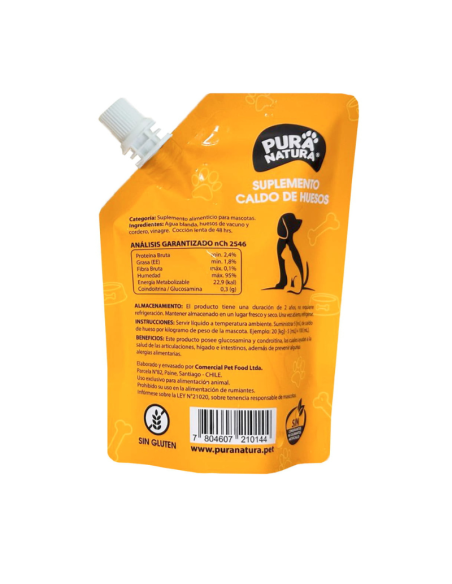 PURA NATURA CALDO DE HUESOS 250 GR.