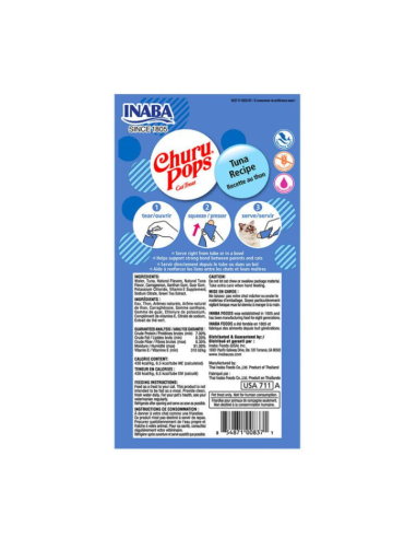 CHURU GATOS POP DE ATÚN 4 UNID