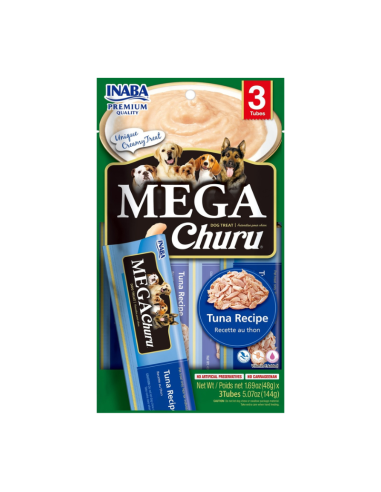 MEGA CHURU PERROS SABOR ATÚN 3 UNID