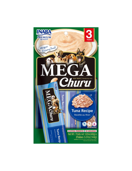 MEGA CHURU PERROS SABOR ATÚN 3 UNID