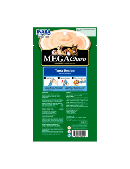 MEGA CHURU PERROS SABOR ATÚN 3 UNID