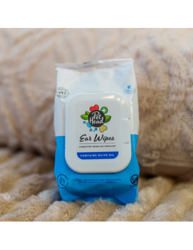 PET HEAD HEALTH TOALLITAS OIDOS 3O UNID