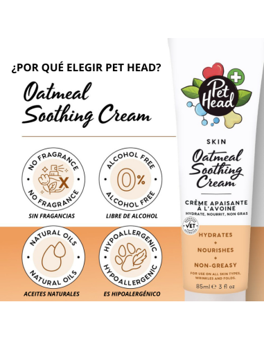 PET HEAD HEALTH CREMA DE AVENA 85 ML