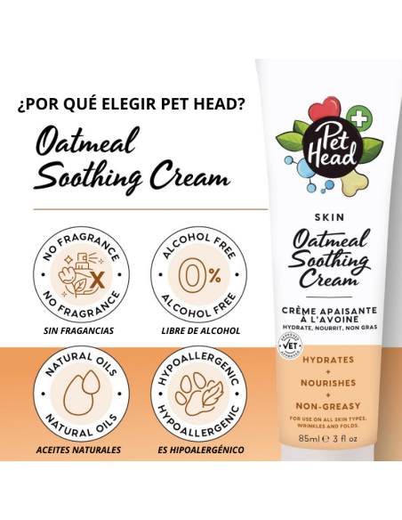 PET HEAD HEALTH CREMA DE AVENA 85 ML