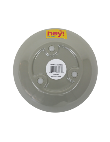 HEY! PLATO GATO GRIS DISEÑO MANDALA