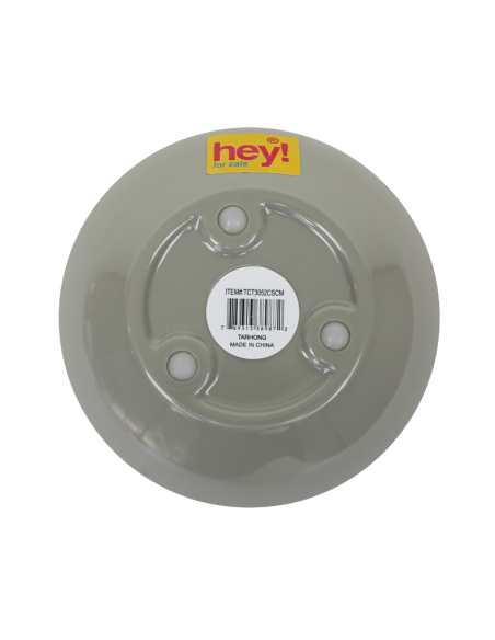 HEY! PLATO GATO GRIS DISEÑO MANDALA