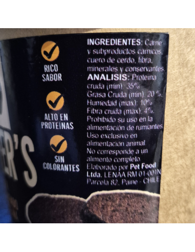 PURA NATURA SNACK PERROS WOOFER'S 80 GR