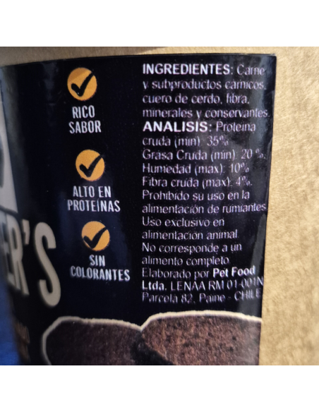 PURA NATURA SNACK PERROS WOOFER'S 80 GR