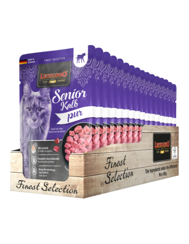 LEONARDO SENIOR PURO EN TERNERA 85GR X 16 UNID