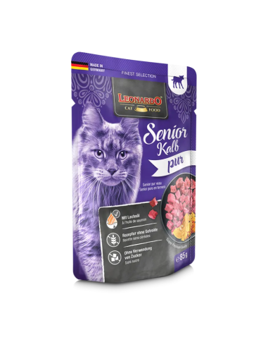 LEONARDO SENIOR PURO EN TERNERA 85GR X 16 UNID