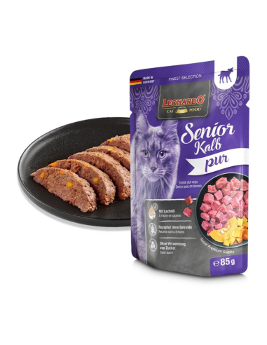 LEONARDO SENIOR PURO EN TERNERA 85GR X 16 UNID