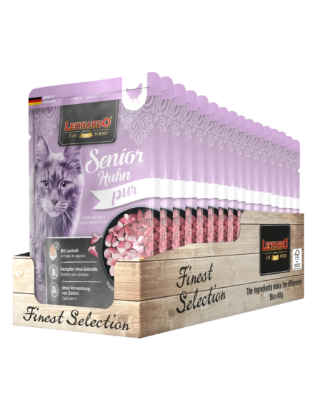 LEONARDO SENIOR PURO EN AVE 85GR X 16 UNID