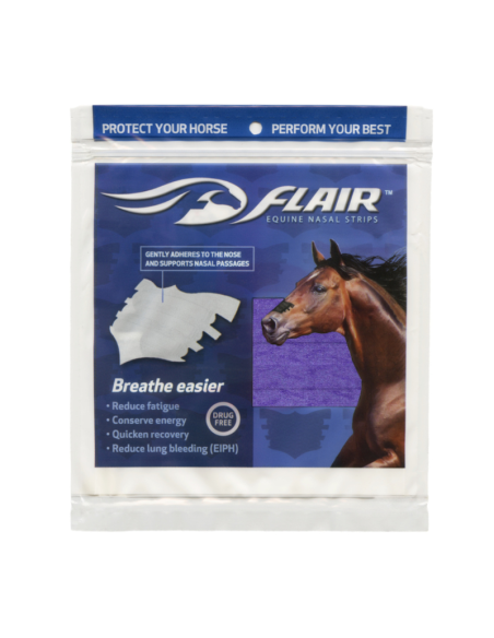 FLAIR STRIPS TIRA NASAL PURPURA 6 UNID