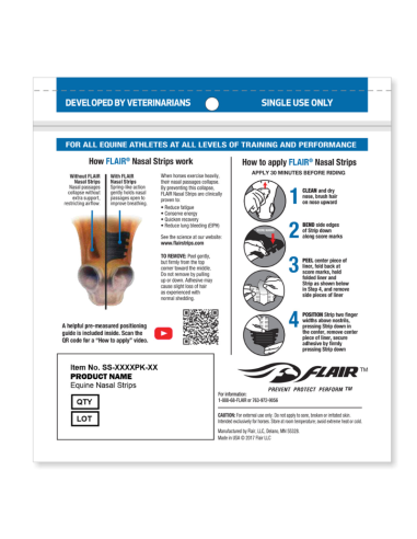 FLAIR STRIPS TIRA NASAL BLANCO 1 UNID