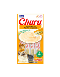CHURU GATO KITTEN SABOR POLLO 4 UNID