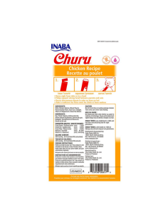 CHURU GATO KITTEN SABOR POLLO 4 UNID 2