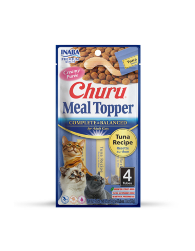 CHURU GATO MEAL TOPPER ATÚN 4 UNID