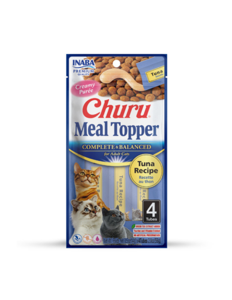 CHURU GATO MEAL TOPPER ATÚN 4 UNID