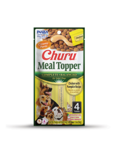 CHURU PERRO MEAL TOPPER POLLO Y CALABAZA 4 UNID
