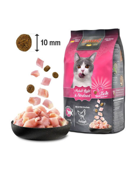 LEONARDO ADULT LIGHT & STERILISED 7,5 KG