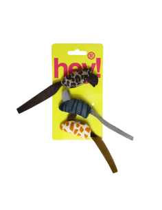 HEY! RATONES ANIMAL PRINT PACK 3 UNID