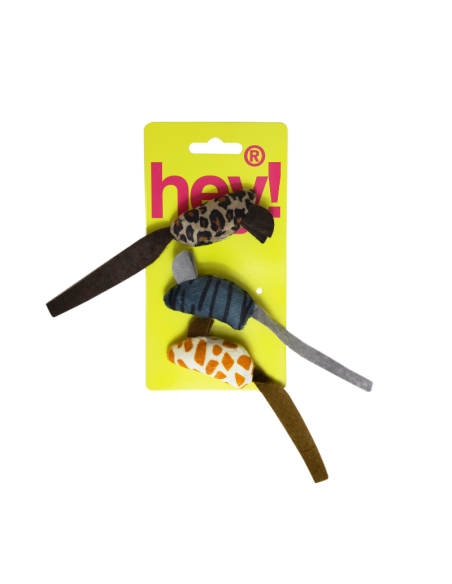 HEY! RATONES ANIMAL PRINT PACK 3 UNID
