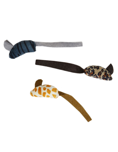 HEY! RATONES ANIMAL PRINT PACK 3 UNID